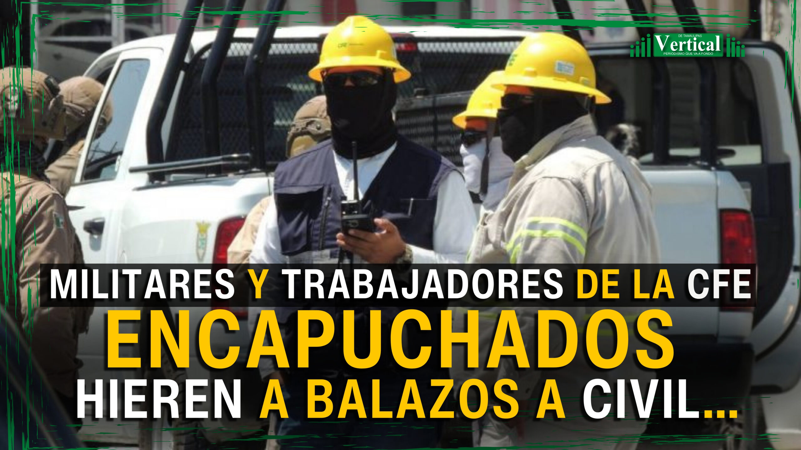 MILITARES Y TRABAJADORES ENCAPUCHADOS DE LA CFE LLEVAN CORTE DE LUZ, SE ...