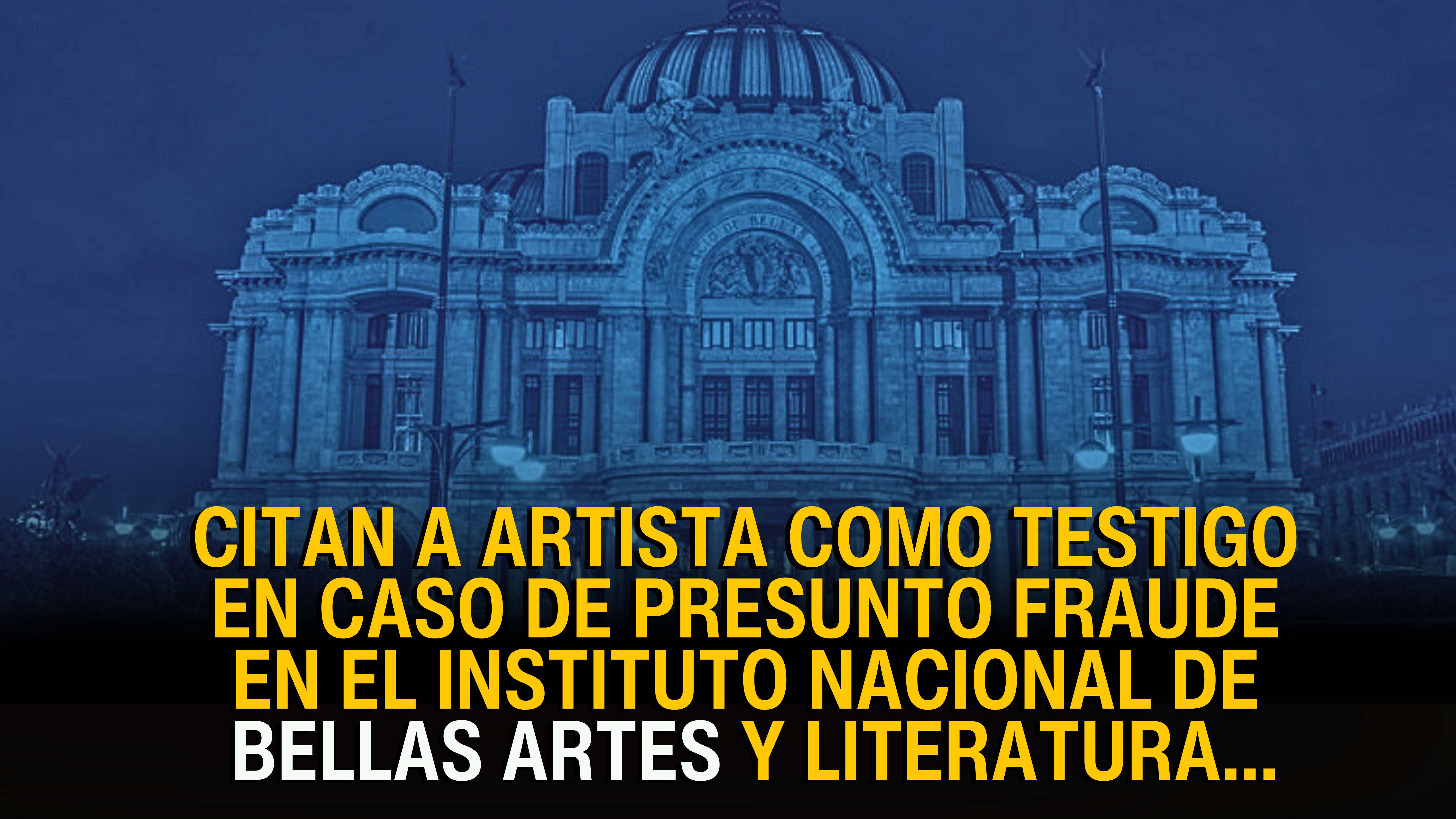 CITAN A ARTISTA COMO TESTIGO EN CASO DE PRESUNTO FRAUDE EN EL INSTITUTO ...