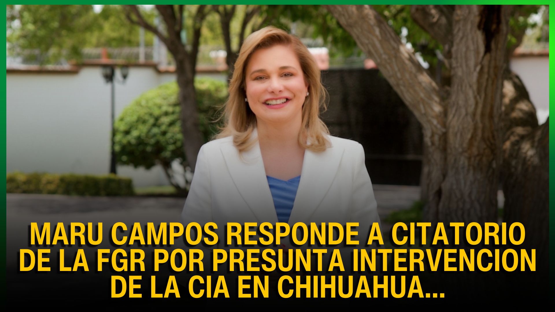 MARU CAMPOS RESPONDE A CITATORIO DE LA FGR POR PRESUNTA INTERVENCION DE ...